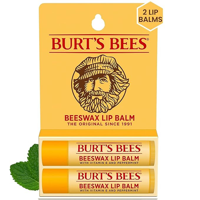 Burt's Bees Lip Balm Stocking Stuffers, Moisturizing Lip Care Christmas Gifts, Original Beeswax w... | Amazon (US)