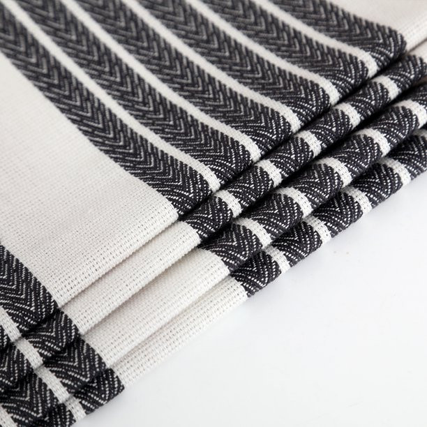 100% Cotton Tablecloth for Rectangle Table for Home Decor Black and White 55"x63" - Walmart.com | Walmart (US)