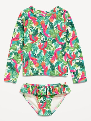 Ruffle-Trim Bikini Swim Set for Toddler and Baby | Old Navy (US)