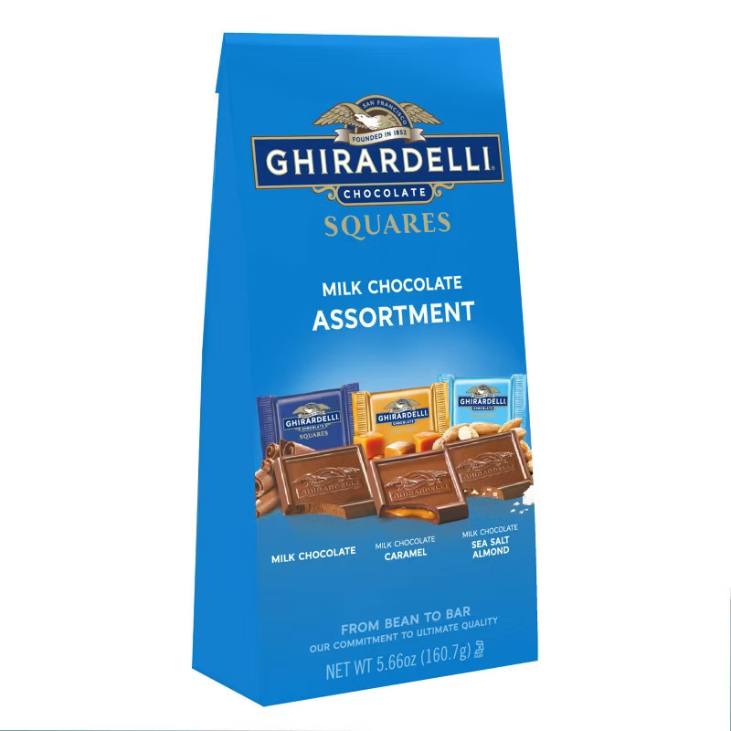 Ghirardelli Premium Milk Assortment Chocolate Squares - 5.66oz | Target
