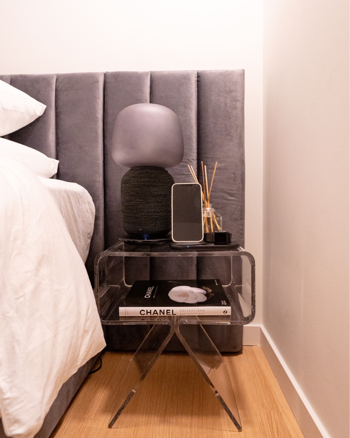 nightstand essentials 🕯️ 

speaker/lamp is the brand SONOS- from IKEA 

#LTKhome