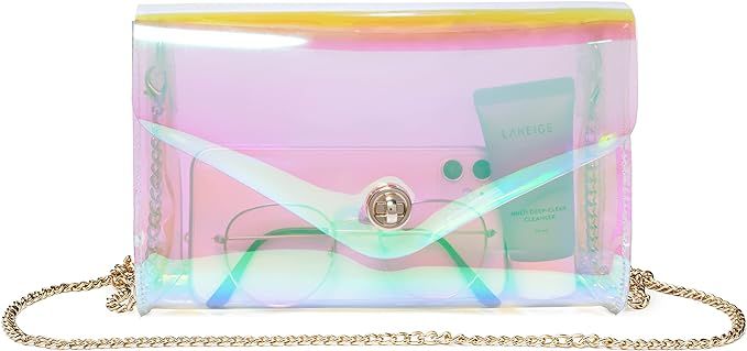 Vorspack Clear Purse Gift for Women Clear Crossbody Bag Cute for Sports Concert Prom Party Presen... | Amazon (US)