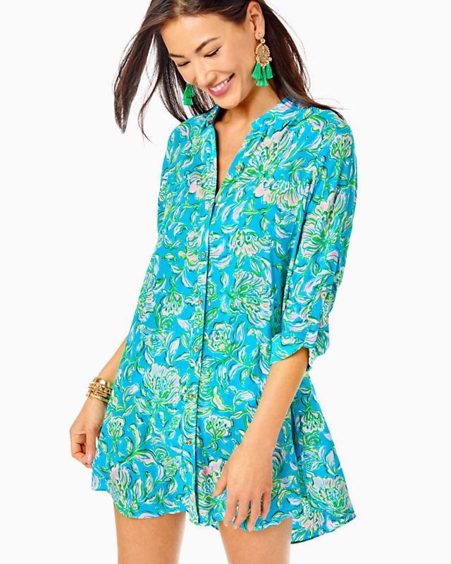 Natalie Shirtdress Cover-Up | Lilly Pulitzer