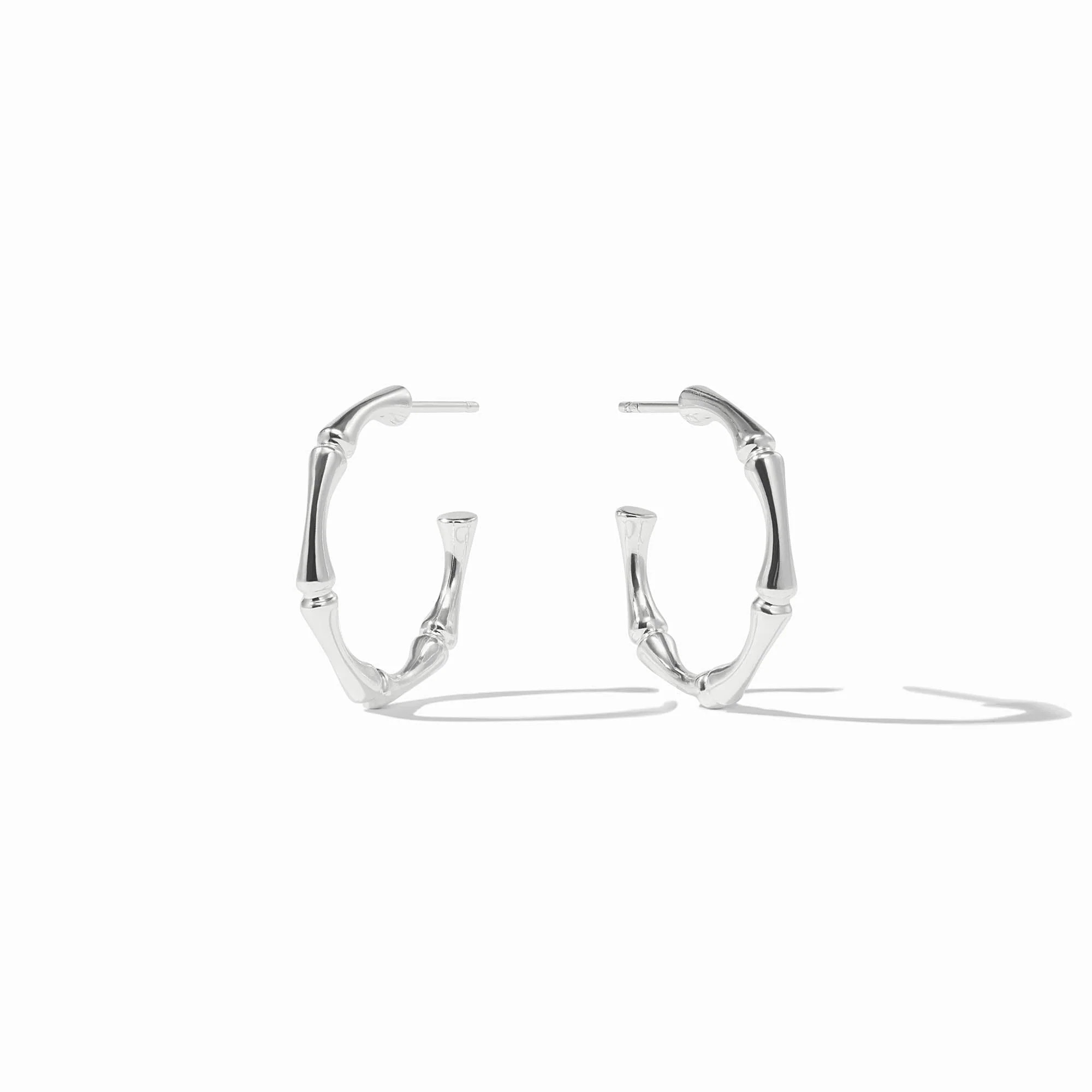 Bamboo Silver Hoop | Julie Vos
