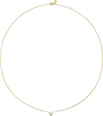 Monica Vinader Mini Heart Lab-Grown Diamond Necklace | Nordstrom | Nordstrom