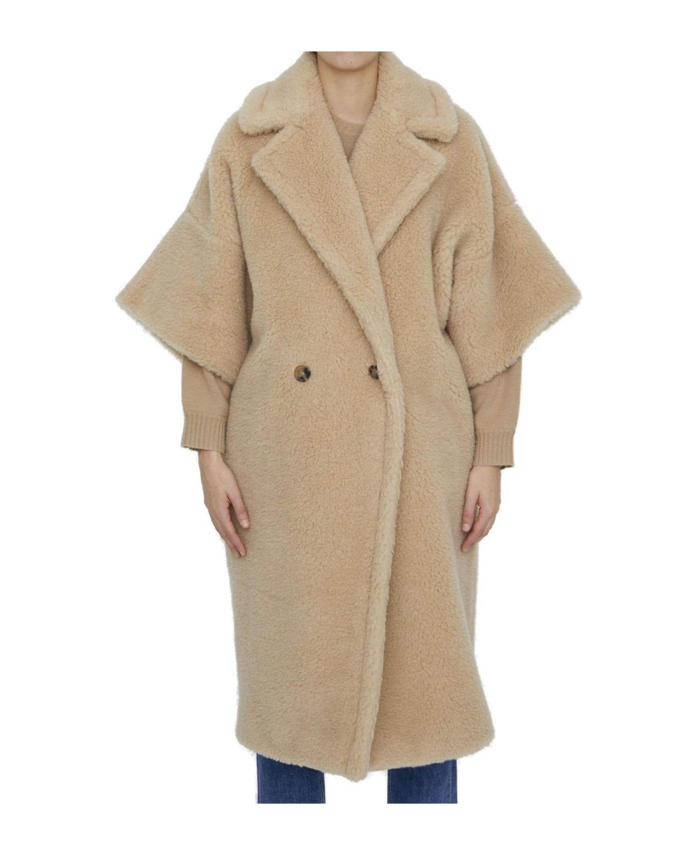 Double-breasted Teddy Icon Coat | Italist.com US