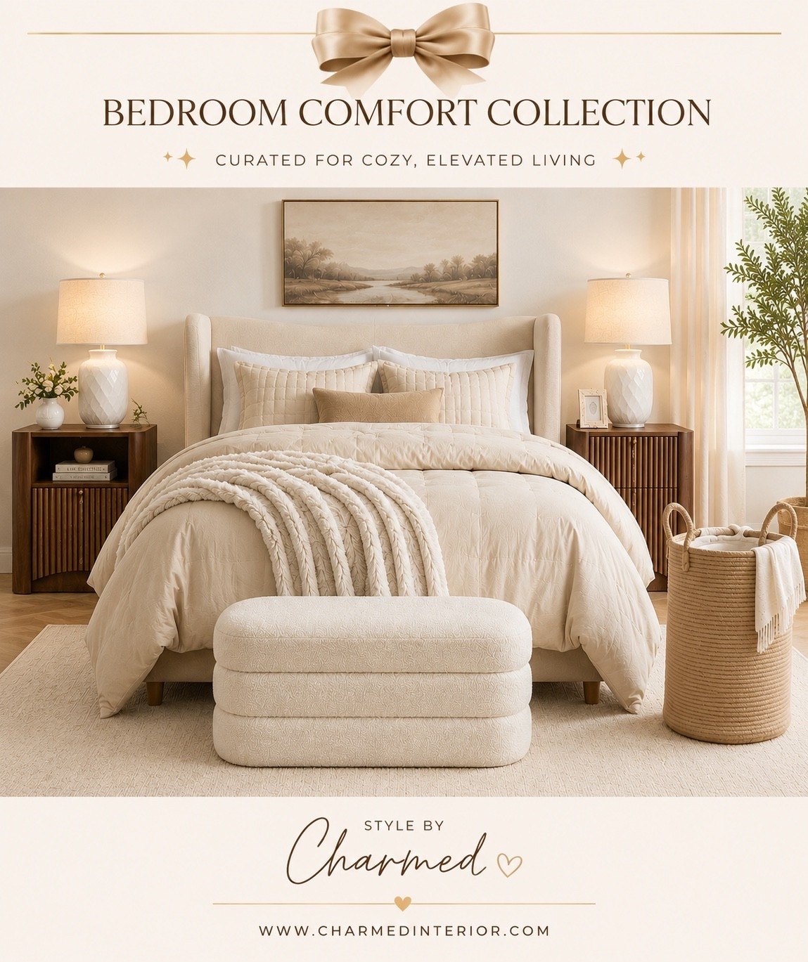 Everything I’d use to create a cozy, designer-inspired bedroom without spending a fortune. Soft layers, warm wood tones, plush textures, and functional pieces that make your bedroom feel like a retreat at the end of a long day.

#LTKHome #LTKSaleAlert #LTKU