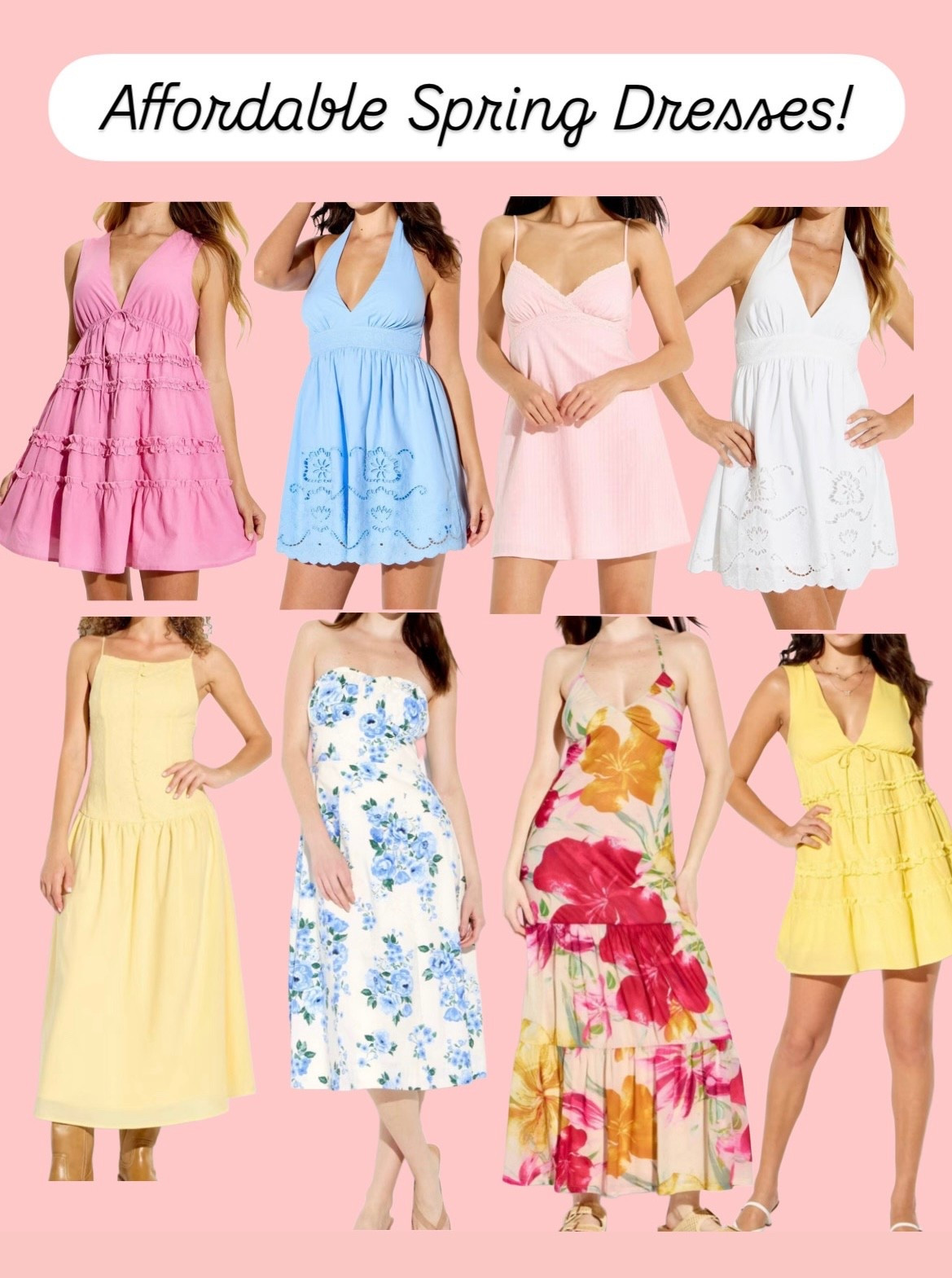 Affordable spring sun dresses from Target!! Love the pretty vibrant colors especially the yellows 🌸☀️

#LTKootd #LTKSeasonal #LTKSaleAlert