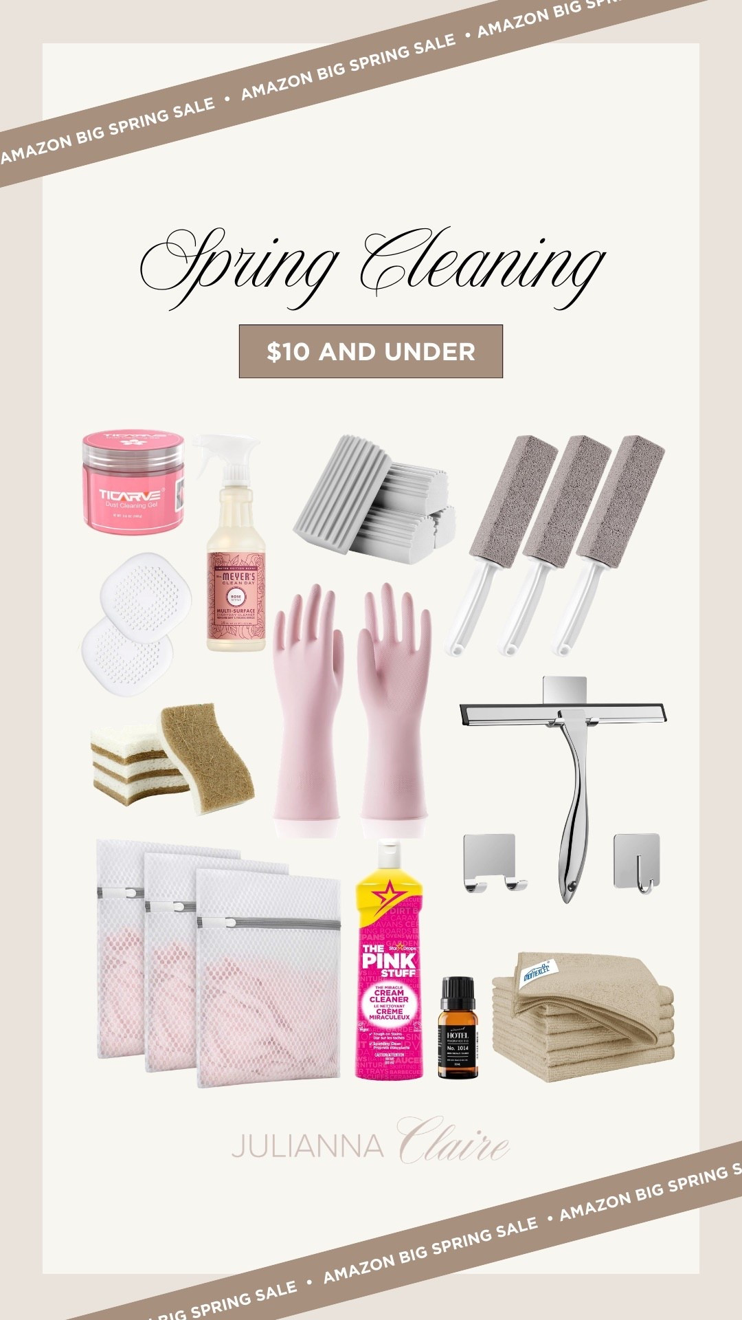 Amazon big spring deals on spring cleaning finds $10 and under!

#LTKHome #LTKSaleAlert