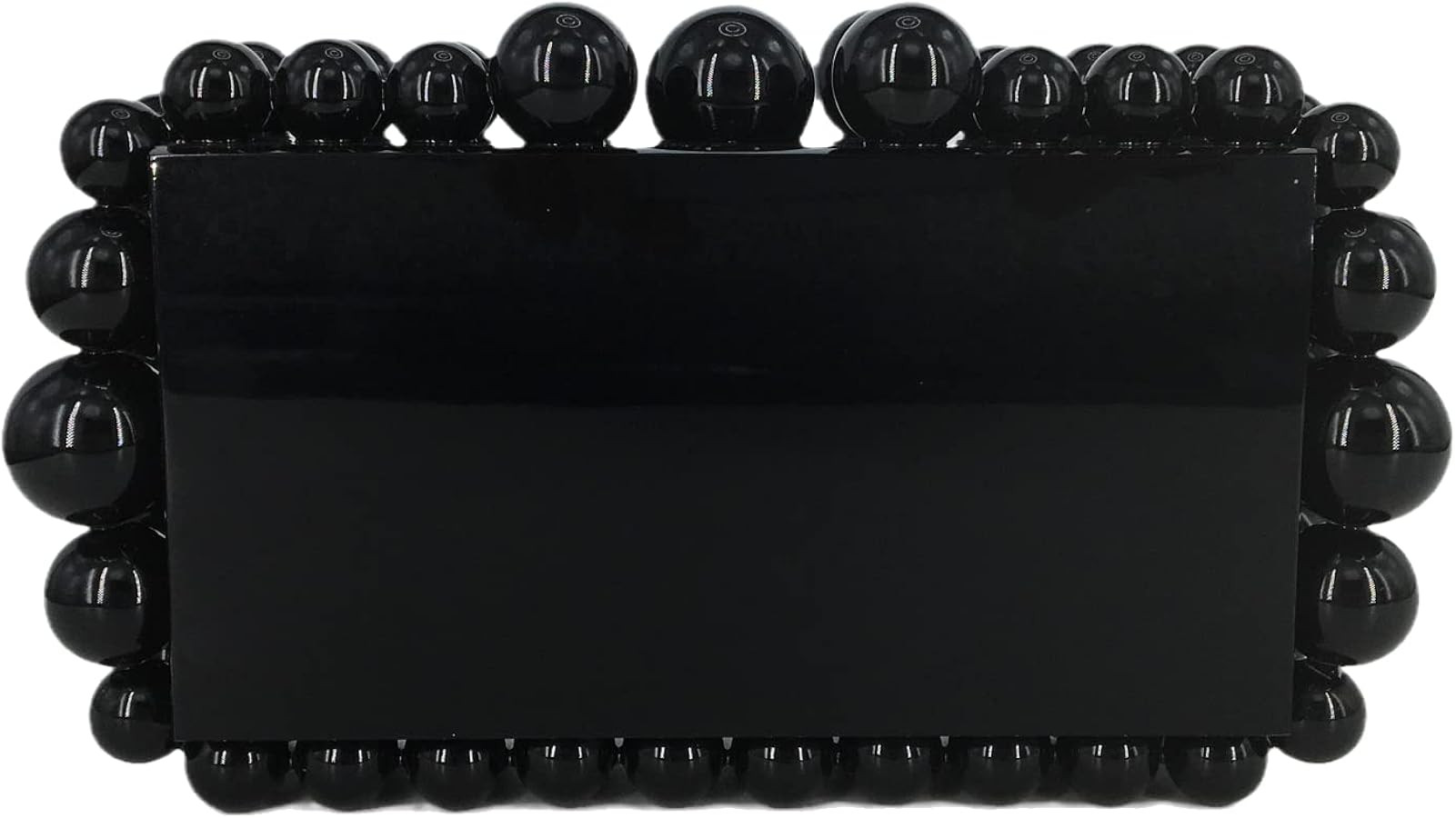 Boutique De FGG Acrylic Marble Clutch Purse for Women, Beaded Evening Bag for Prom Party Bridal W... | Amazon (US)