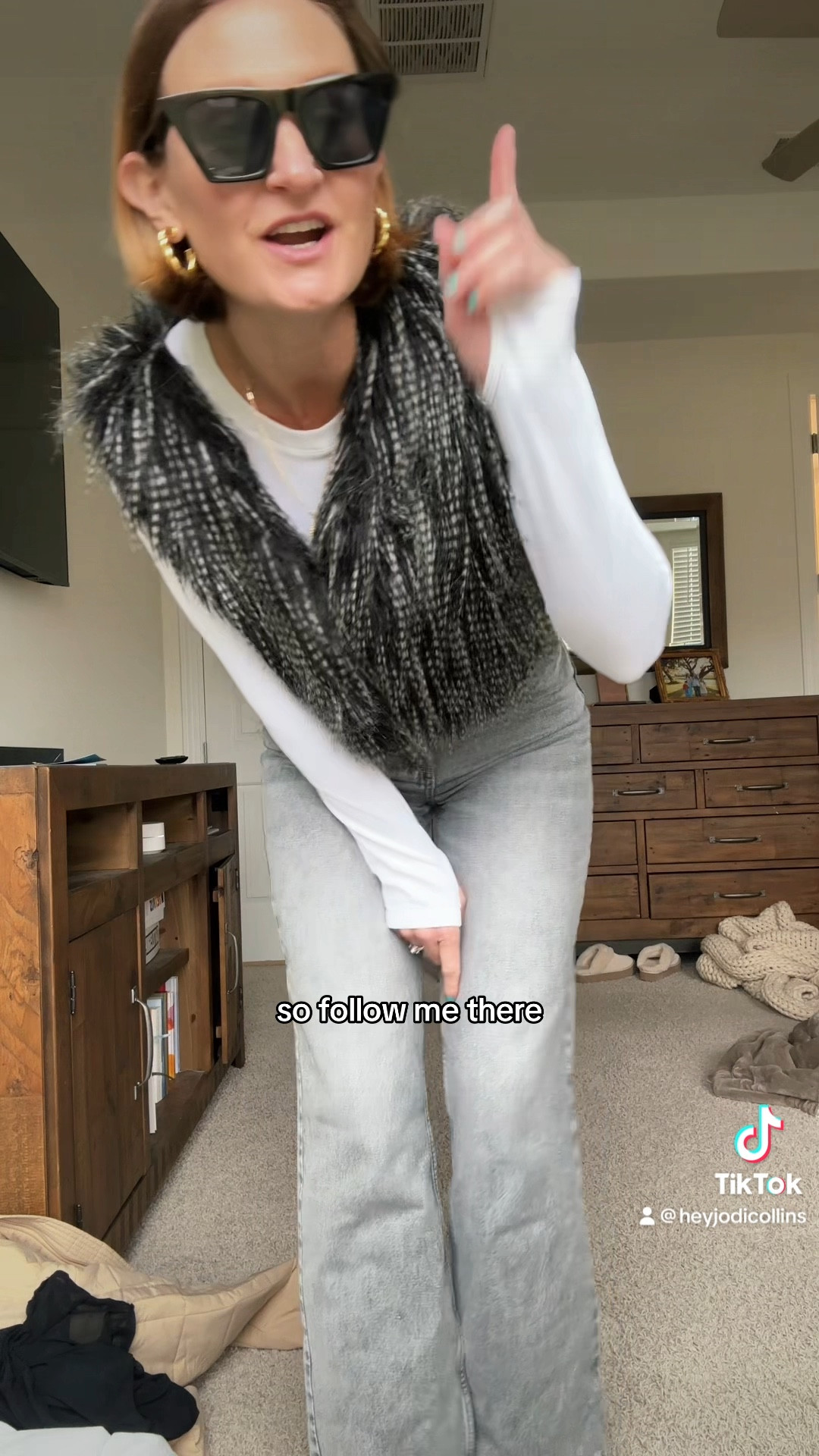 Gray jeans, cat-eye sunglasses & white long-sleeve linked. All GREAT basics!!! 💯

#LTKstyletip #LTKfindsunder50 #LTKsalealert