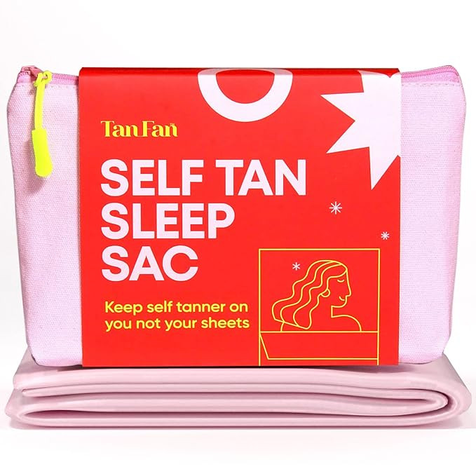 Tan Fan Self Tan Sleep Sac - Keep Sheets Clean from Self Tanner Stains - 100% Cool Silky Lightwei... | Amazon (US)