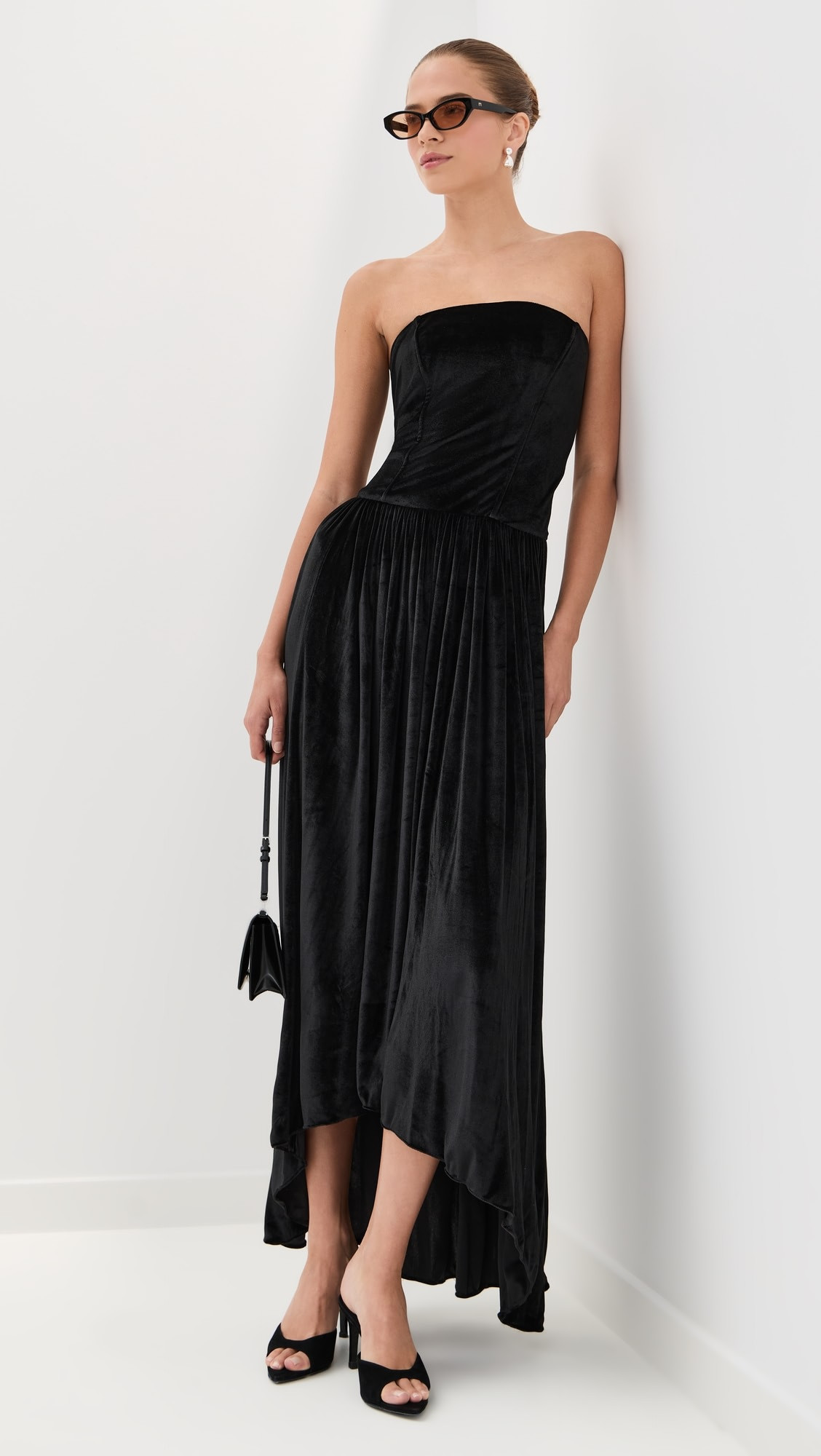 Nayara Velvet Midi Dress | Shopbop