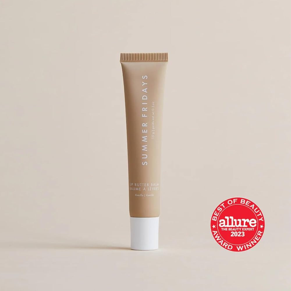 Summer Fridays Lip Butter Balm Day/Night Hydrating Lip Mask - Shea Butter, Vegan - Vanilla & Vani... | Amazon (US)