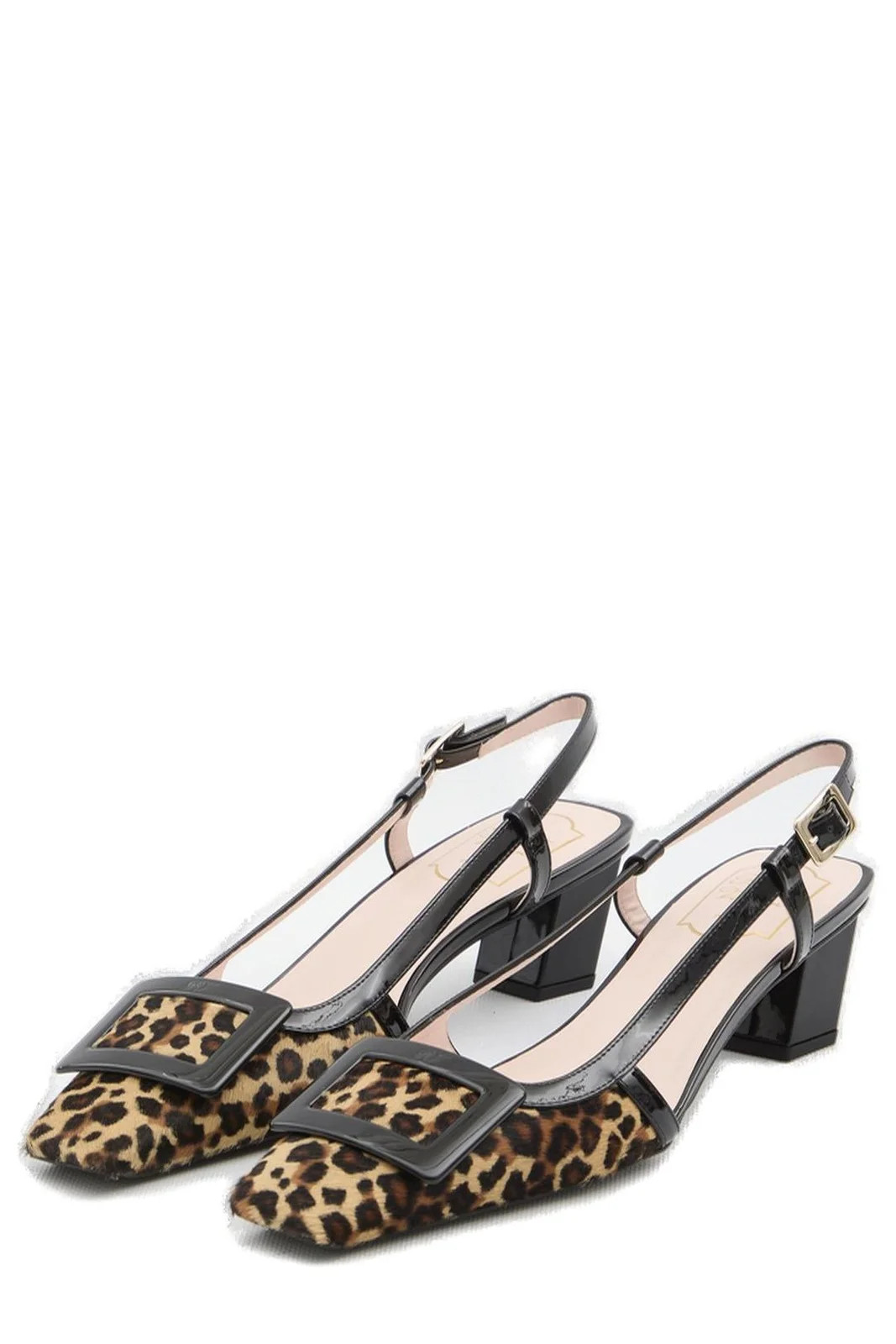 Roger Vivier Belle Vivier Squared Toe Slingbacks | Cettire Global