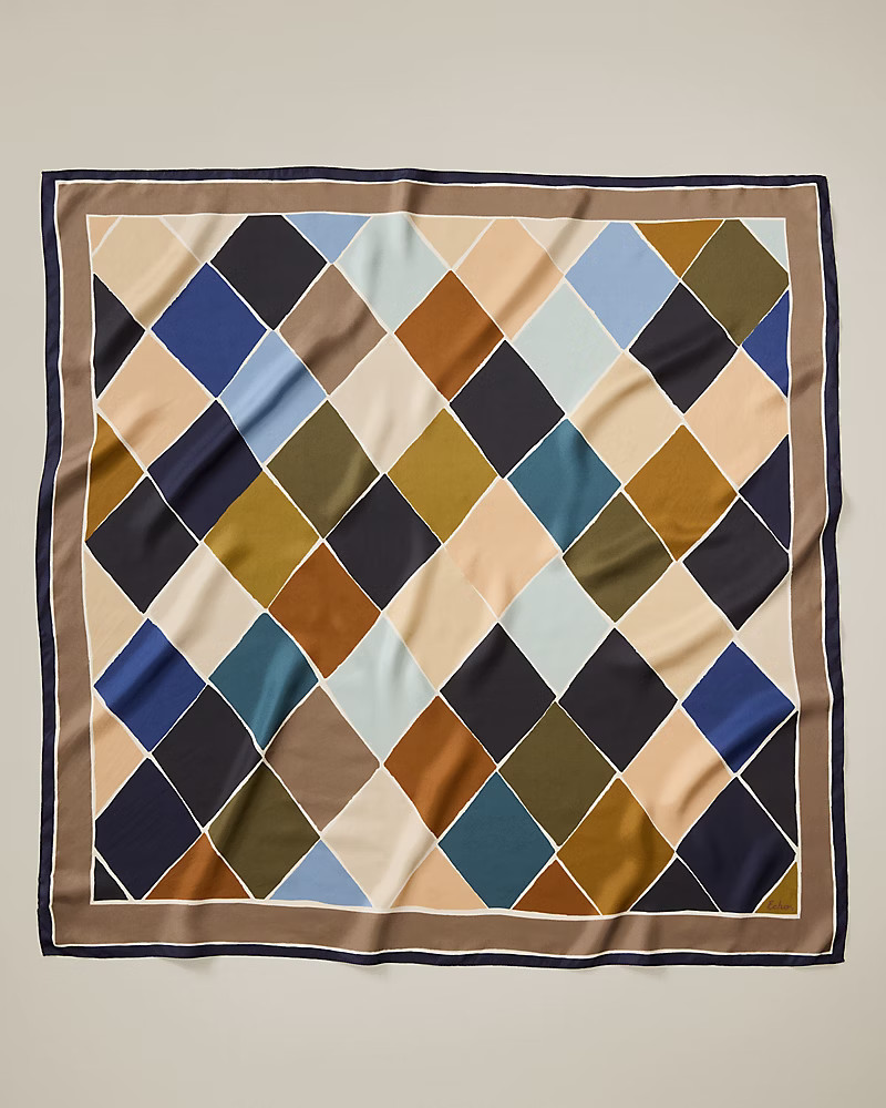 Harlequin Silk Square Scarf | Tommy Bahama