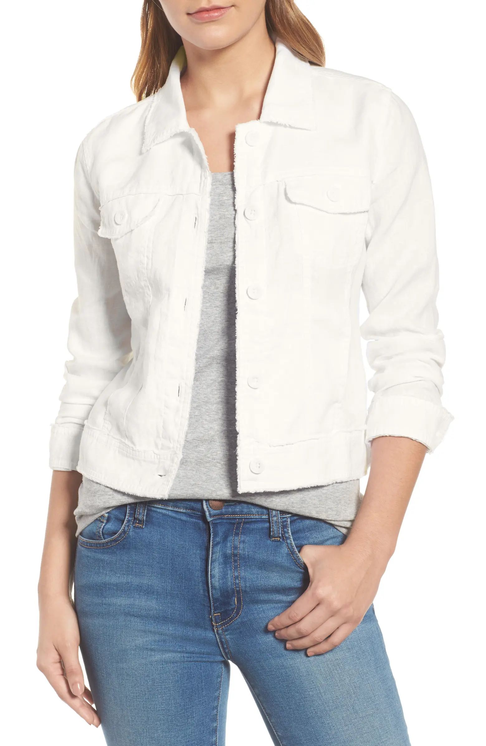 Tommy Bahama Two Palms Linen Raw Edge Jacket | Nordstrom | Nordstrom