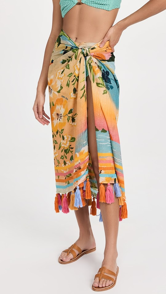 FARM Rio Colorful Rio Sarong | SHOPBOP | Shopbop