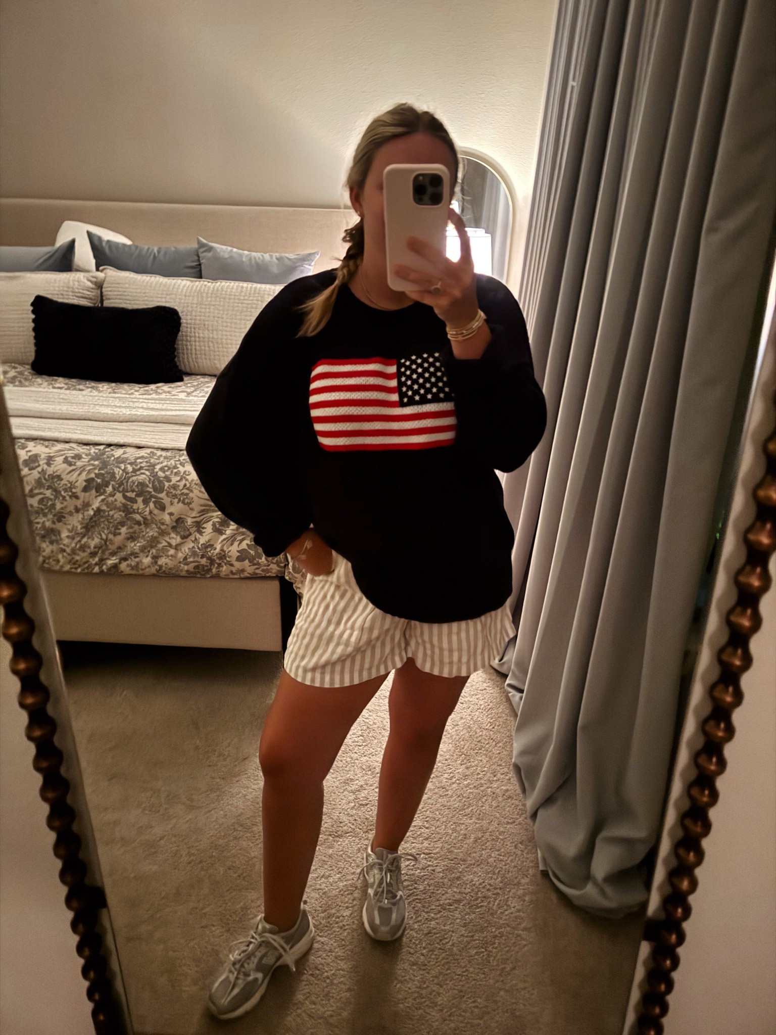 Obsessed with this American flag sweater! 

#LTKStyleTip #LTKSeasonal #LTKFindsUnder50