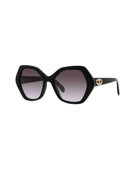 Celine Geometric Acetate Sunglasses | Neiman Marcus