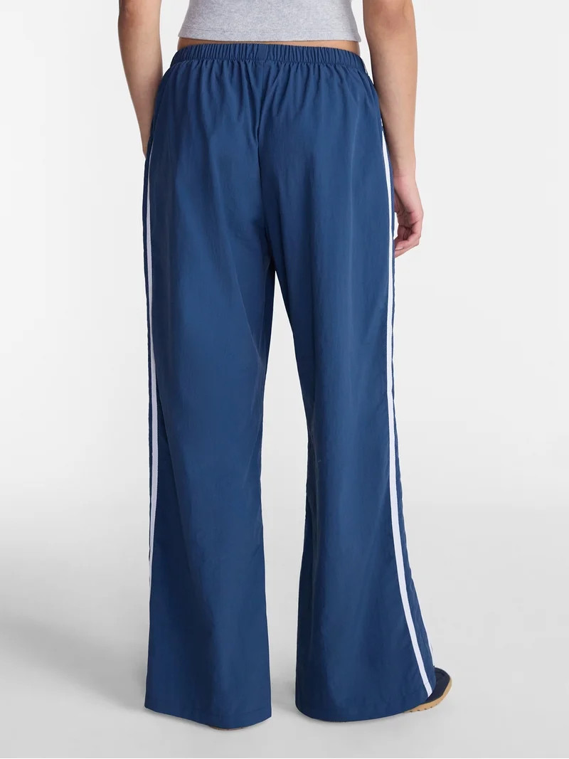 No Boundaries Nylon Game Day Track Pants, 30.5'' Inseam, Women's XXS-XXL | Walmart (US)