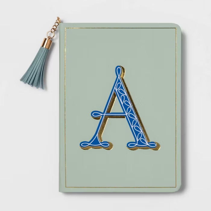 College Ruled Journal Monogram A - Opalhouse™ | Target