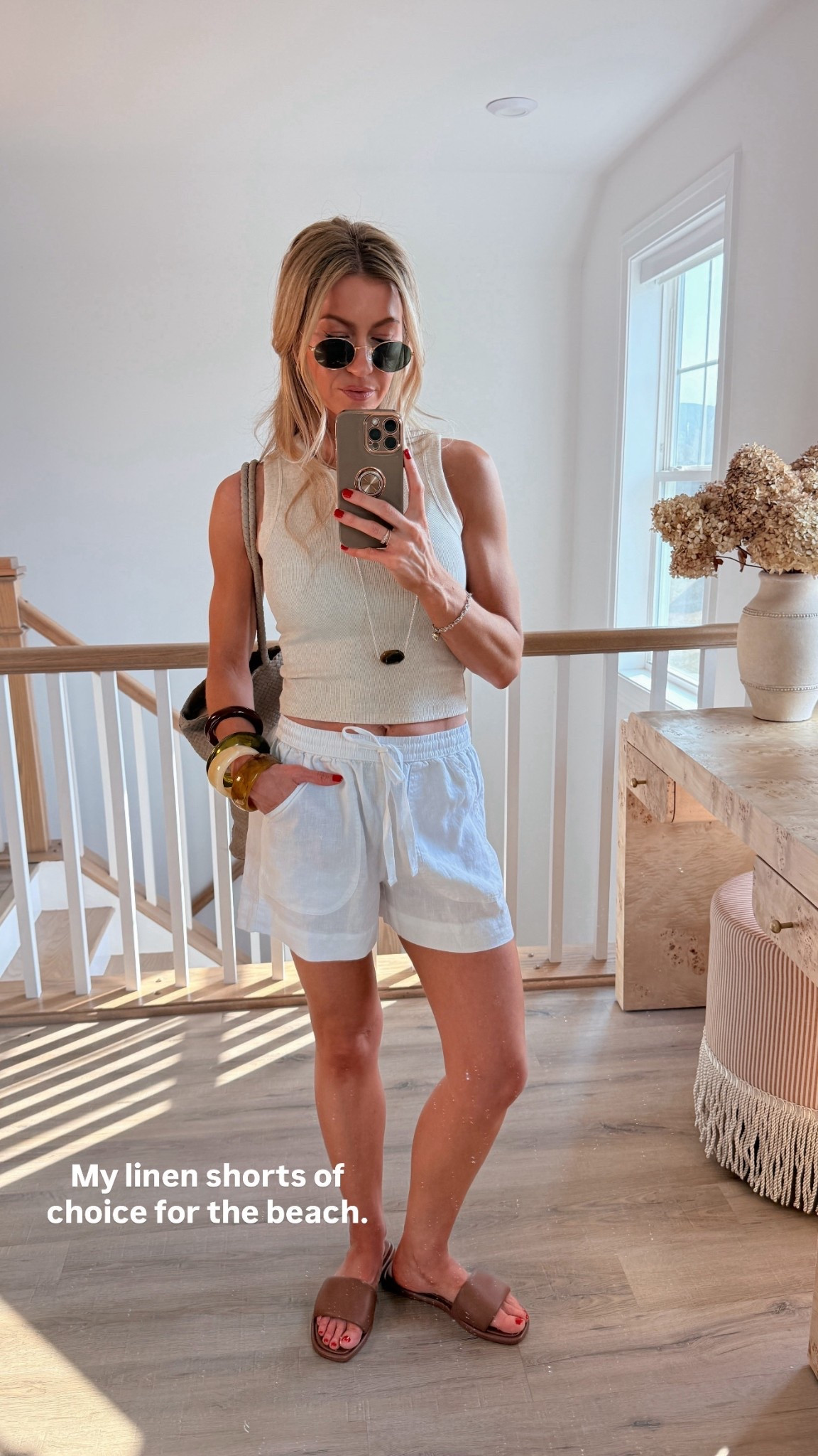 Going to be wearing these linen shorts all summer!

#LTKSeasonal #LTKgrwm #LTKootd