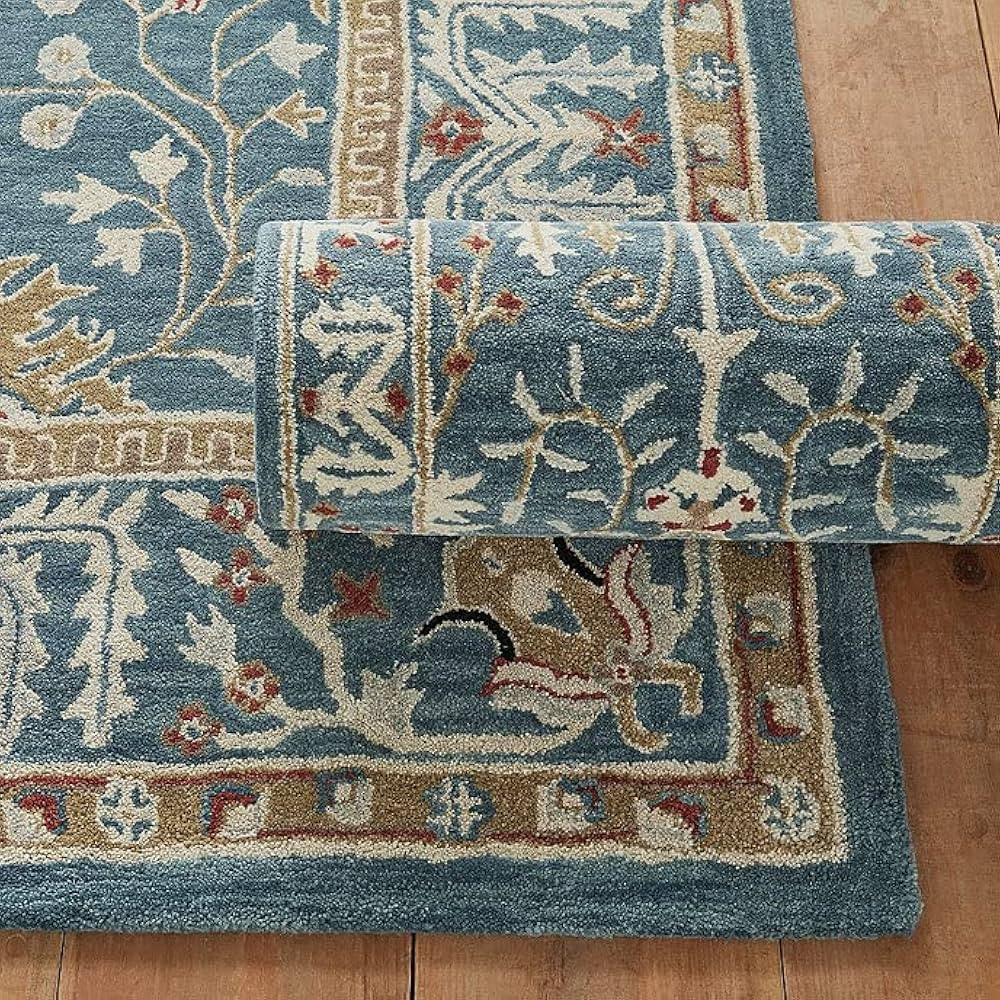 Restoration and Renovation Castelle Hand Tufted Rug for Living Room, Dining Room, Bedroom (8x5) | Amazon (US)