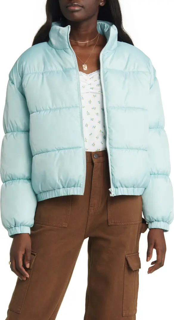 Water Resistant Recycled Polyester Puffer Jacket | Nordstrom