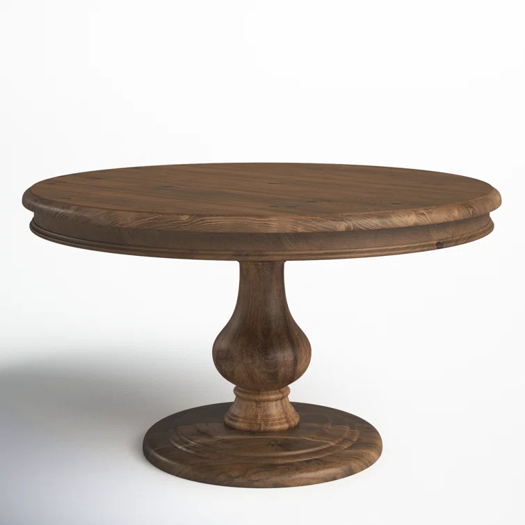 Albia 54" Solid Wood Pedestal Dining Table | Birch Lane