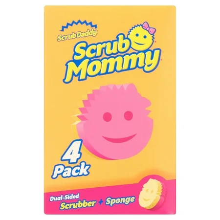 Scrub Daddy Scrub Mommy Non-Scratch Cleaning Sponges, 4 Count | Walmart (US)