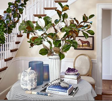 Brandon Maxwell Silver Magnolia Branch | Pottery Barn (US)