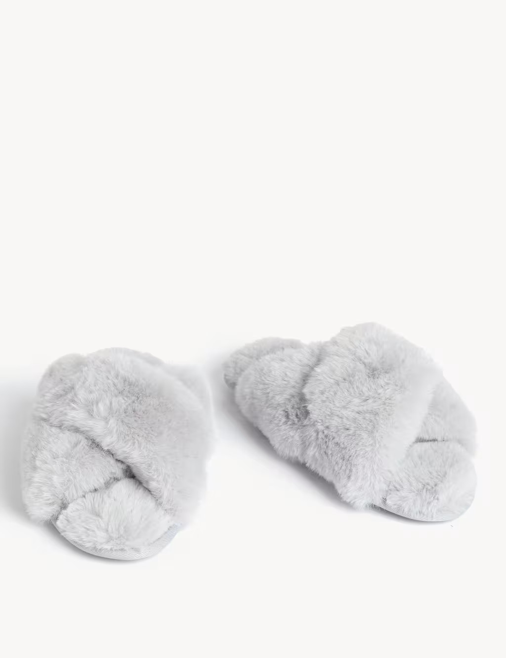 Faux Fur Crossover Slider Slippers | Marks & Spencer (UK)