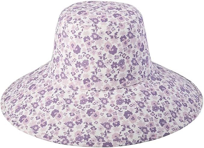 Lack of Color Women's Wide-Brimmed Cotton Canvas Holiday Bucket Hat | Amazon (US)