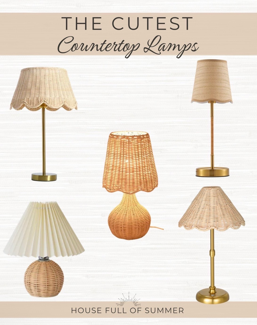 Countertop lamps side table lamps lighting coastal

#LTKHome #LTKSaleAlert