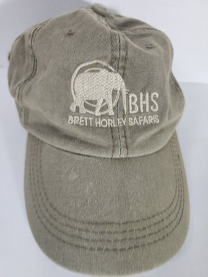 Brett Horley Safaris Embroidered Dad Hat Washed Green One Size Fits Most  | eBay | eBay US