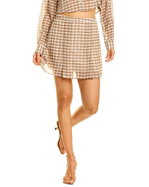 rosewater remi Plaid Mini Skirt | Shop Premium Outlets