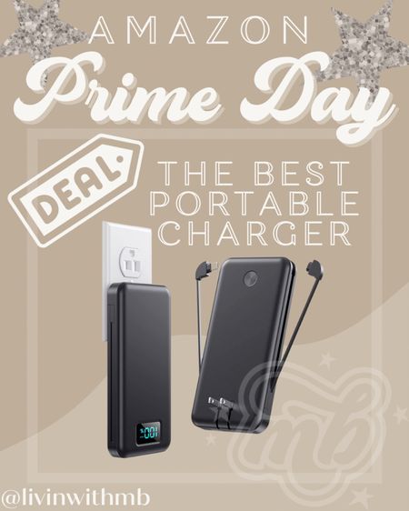 THE BEST portable charger. Will fully charge your phone (or almost any other device) multiple times, has different charging heads/ports, and plugs directly into the wall!

#LTKtravel #LTKsalealert #LTKxPrimeDay