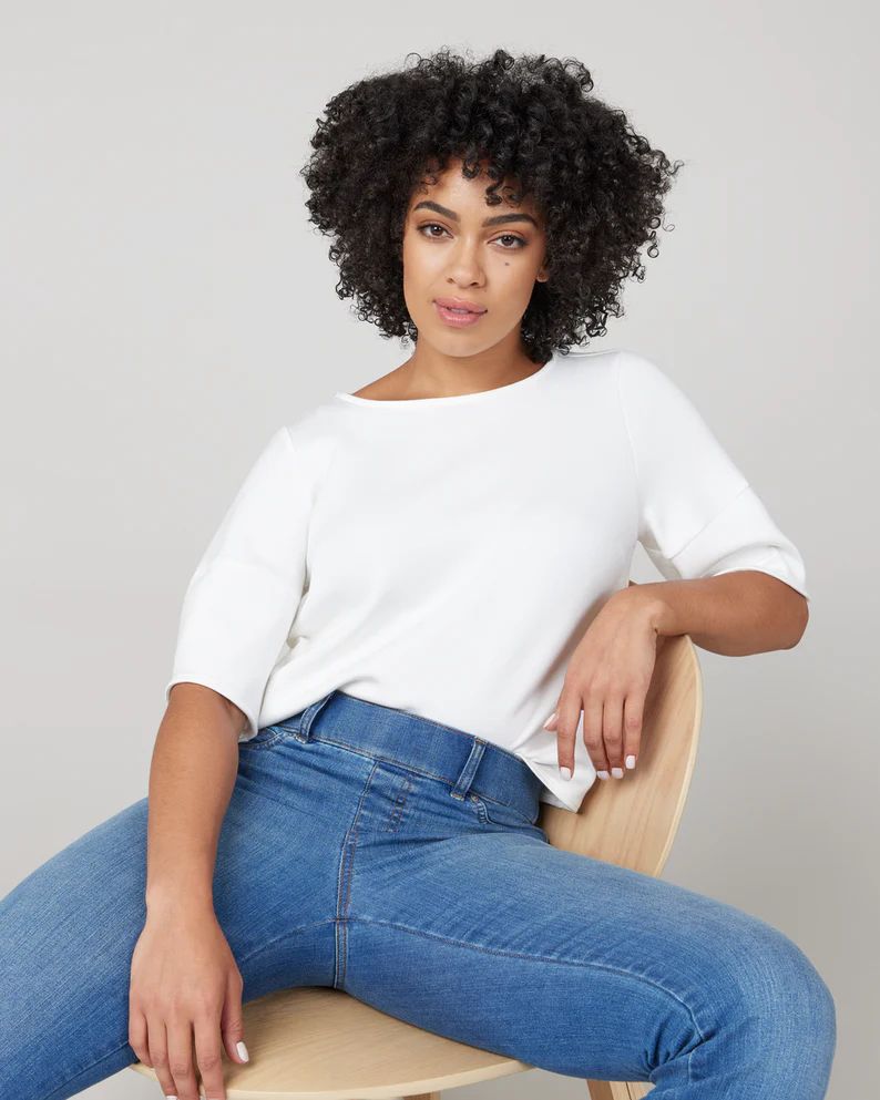 AirEssentials Puff Sleeve ‘At-the-Hip’ Top | Spanx