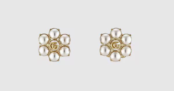 Gucci Pearl Double G earrings | Gucci (US)