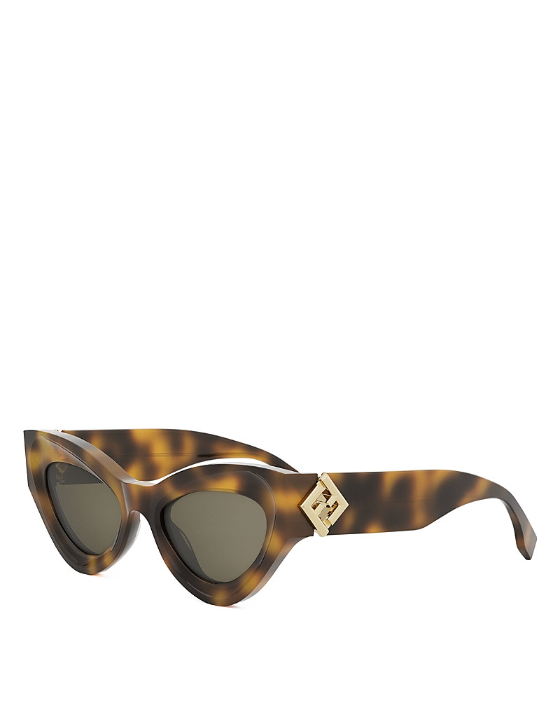 Fendi Ff Diamond Cat Eye Sunglasses, 52mm | Bloomingdale's (US)