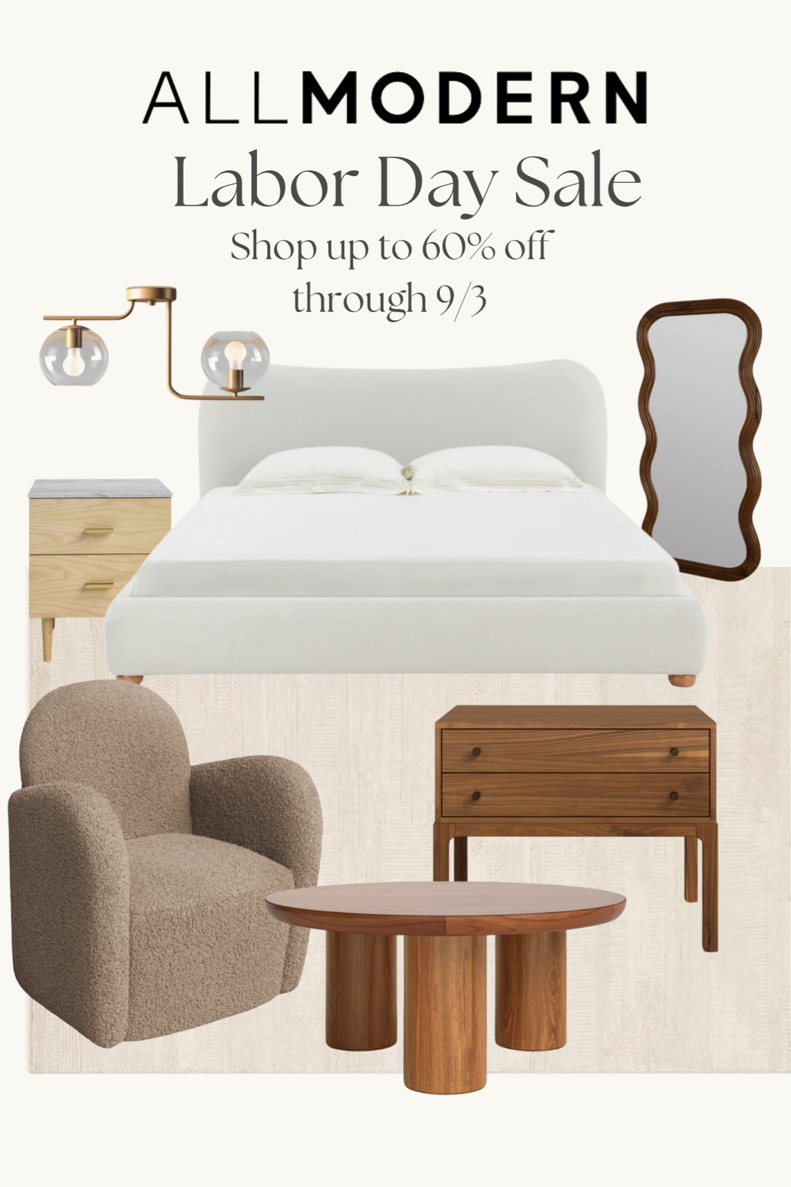It’s AllModern’s LABOR DAY SALE! 
Top favorites on sale! Check them out here and start adding to your cart! 
Up to 60% off plus fast and free shipping on tons of styles!! @allmodern

#allmodernpartner #modernmadesimple #homedecor #upholsteredbed #bed #diningtable #coffeetable #ottomans #bed #end table #accentchairs #tables #rug #neutralarearug #diningtable 


#LTKFallSale #LTKHome #LTKSaleAlert