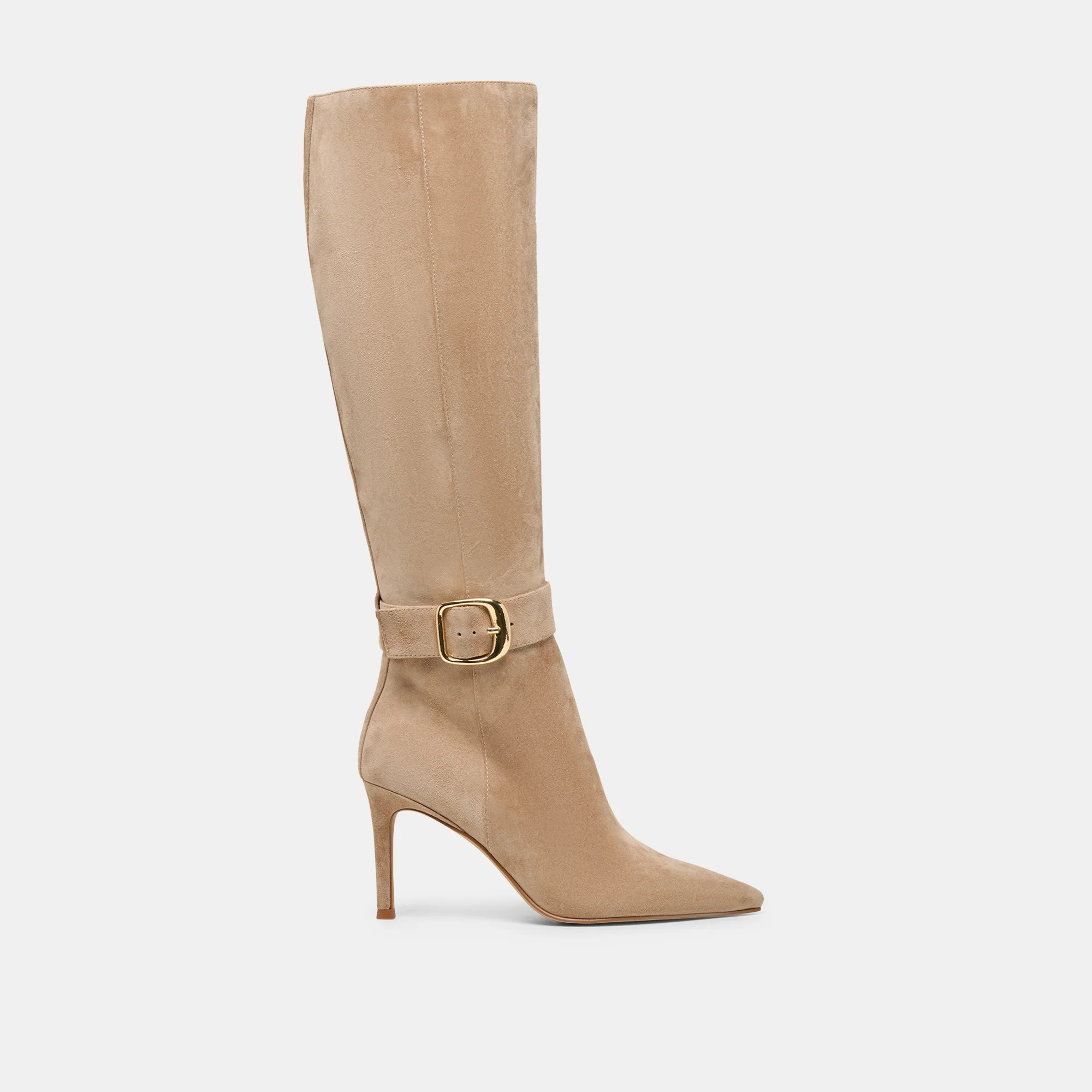 Kinzy Boots Camel Suede | DolceVita.com