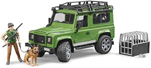 Amazon.com: Bruder 02587 Land Rover Defender w Forester and Dog : Toys & Games | Amazon (US)