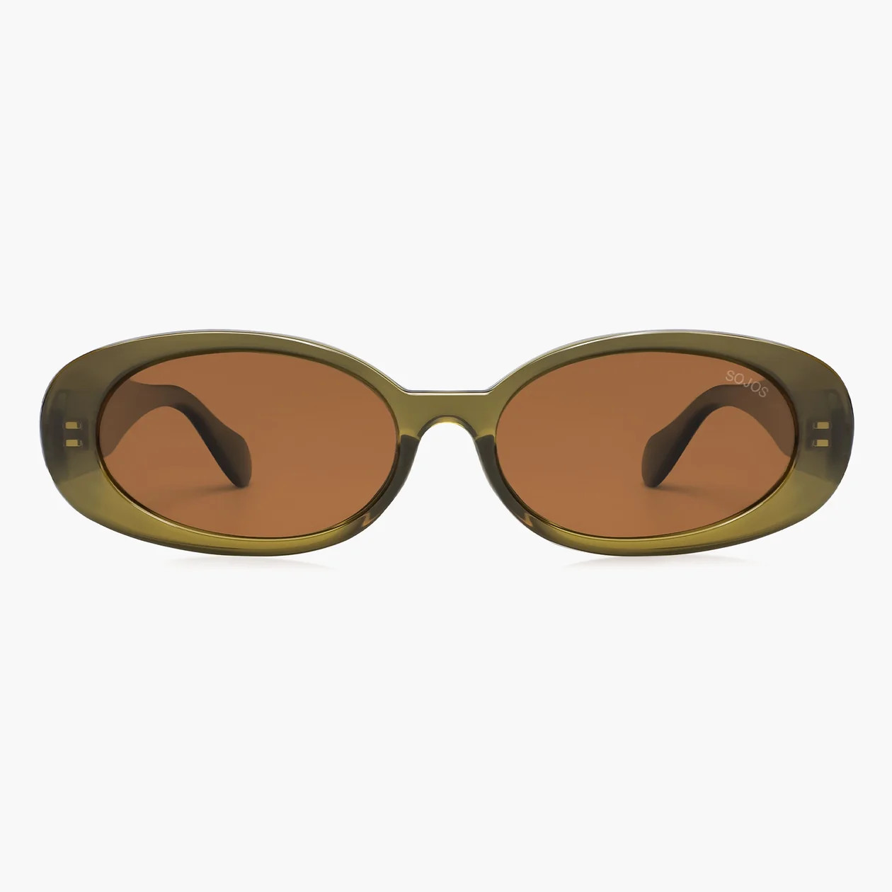 Recycled Plastic Retro Oval Polarized Sunglasses for Kids Girls Boys SK5617 Sunlight S | SOJOS VI... | SOJOS VISION