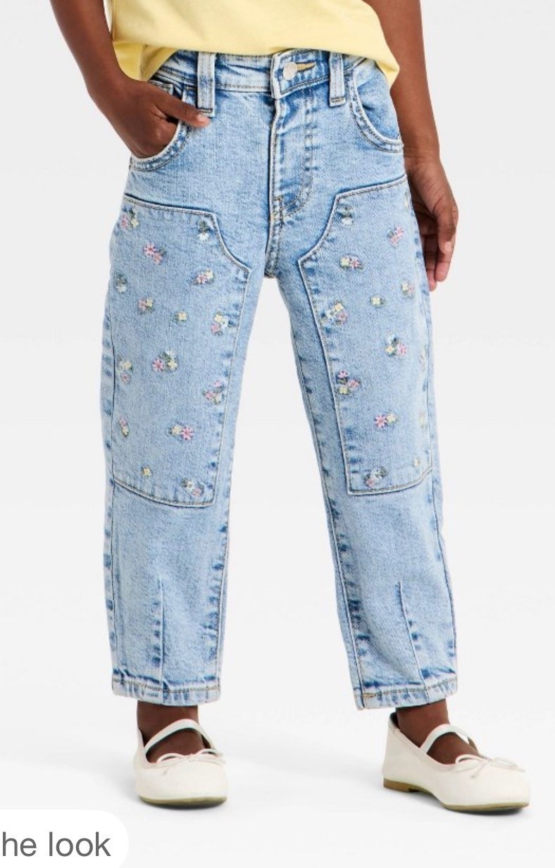 The cutest toddler girl denim! Barrel jeans, floral jeans, jean jackets, jean shirts! So fun for spring. @Target 

#LTKSpringSale #LTKSaleAlert #LTKKids