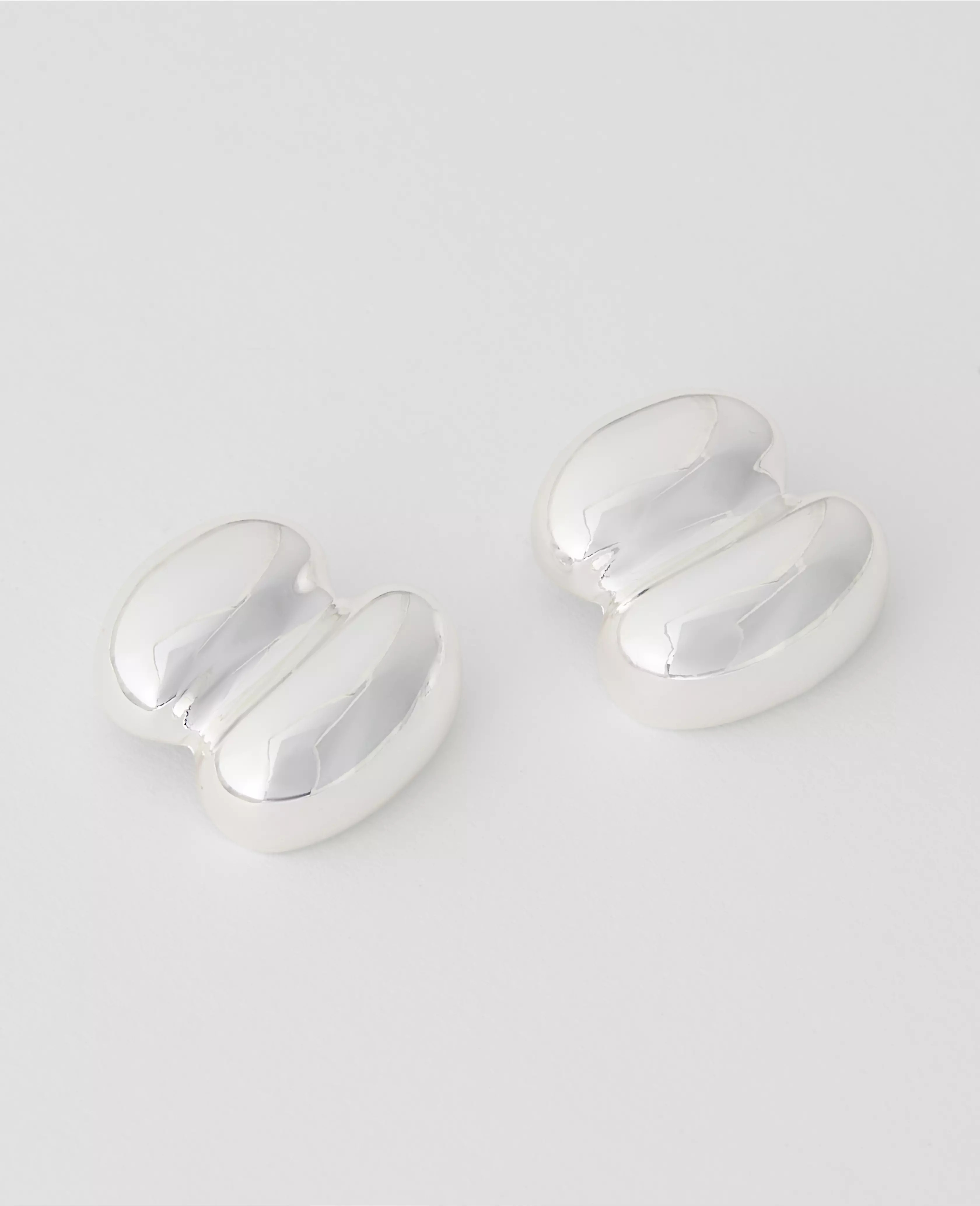 Double Metal Stud Earrings | Ann Taylor