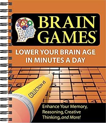 Brain Games #5: Lower Your Brain Age in Minutes a Day (Volume 5) (Brain Games - Lower Your Brain ... | Amazon (US)