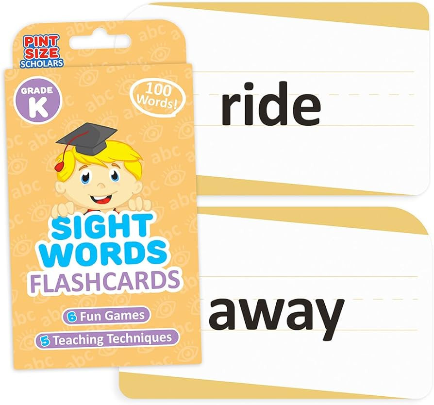 100 Vocabulary Flash Cards for Sight Words - 6 Learning Games per Deck for Preschool & Elementary... | Amazon (US)