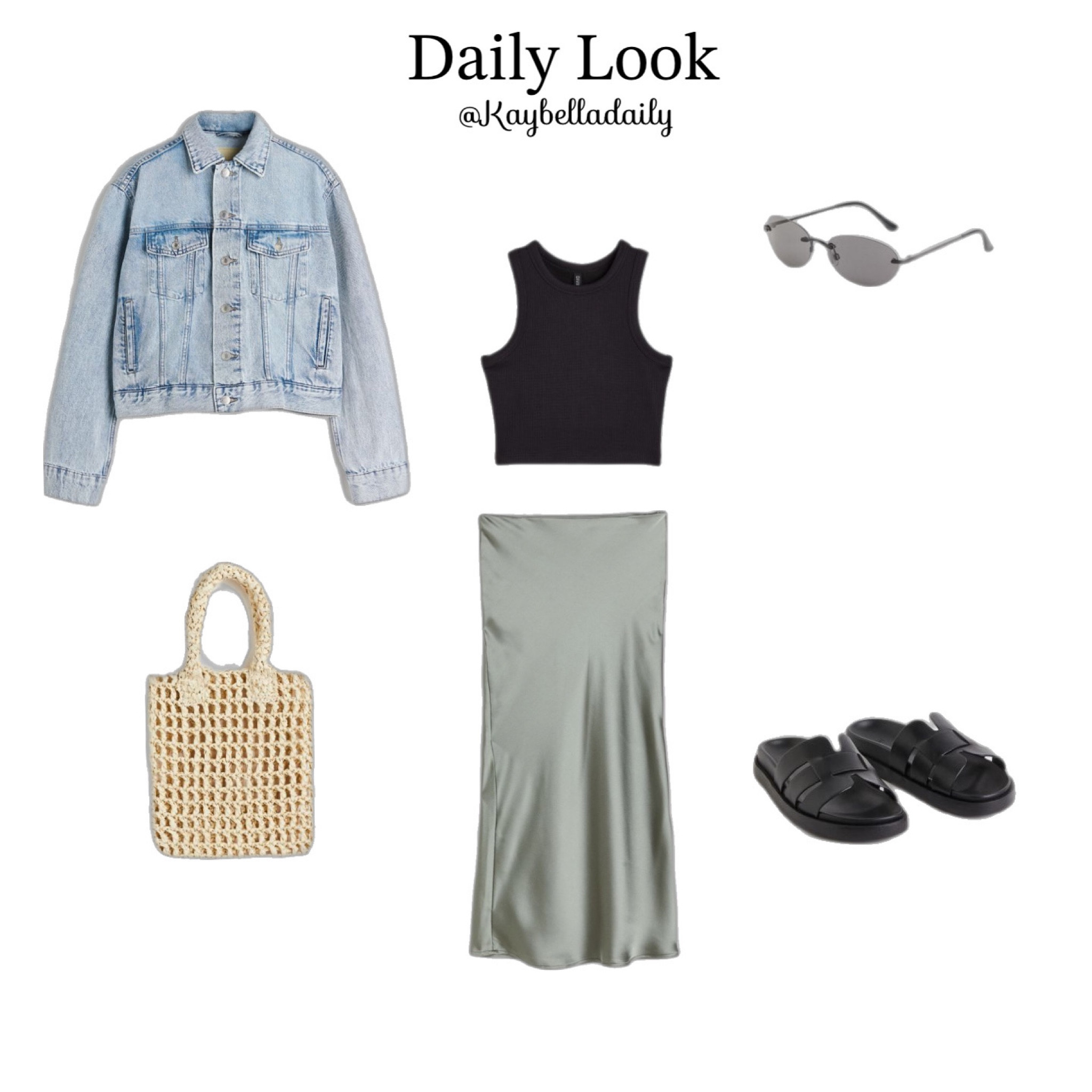 Spring Outfits

Satin midi skit , Jean jacket styled with sandals and crochet bag

#LTKunder100 #LTKfit #LTKSeasonal